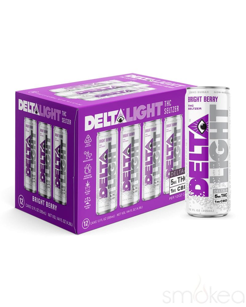 delta beverages delta light cannabis seltzer bright berry 30705742577766