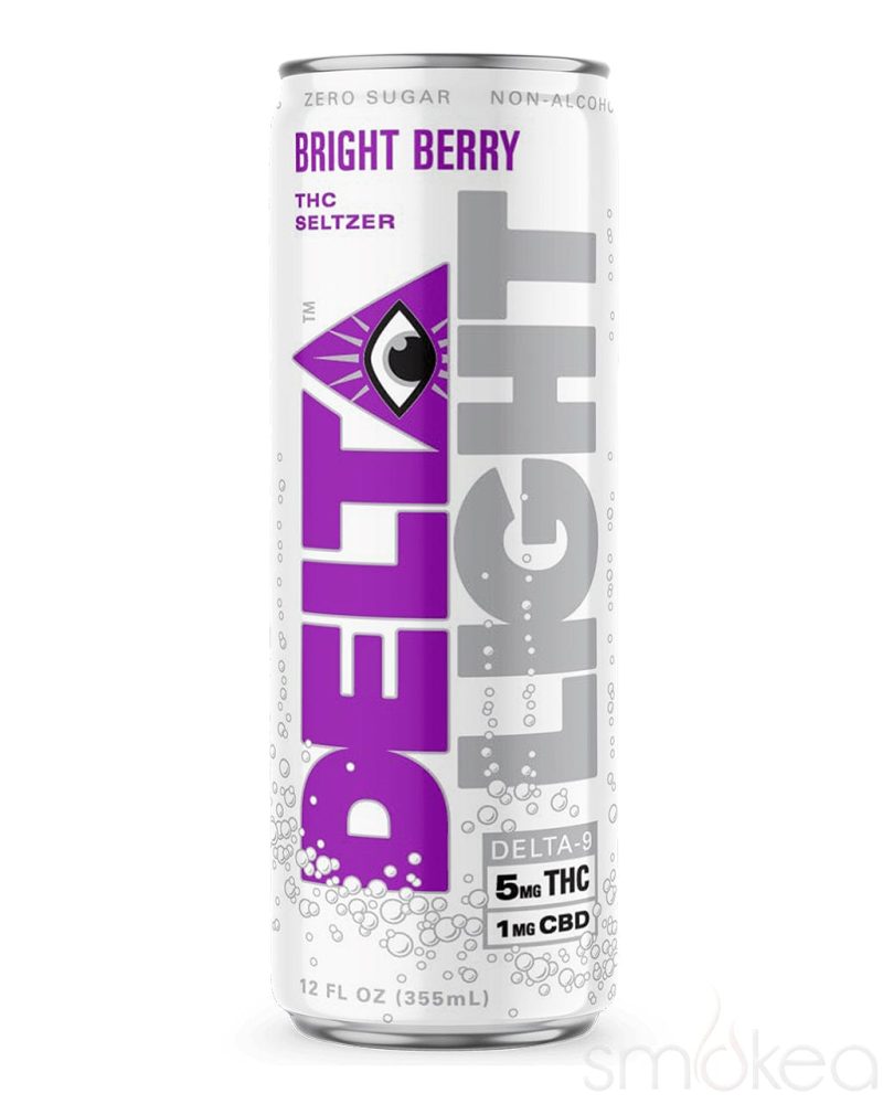 delta beverages delta light cannabis seltzer bright berry 30705742610534