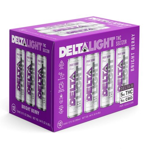 delta beverages delta light cannabis seltzer bright berry 30705742643302