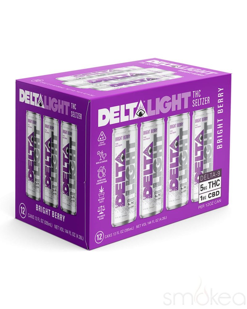 delta beverages delta light cannabis seltzer bright berry 30705742643302