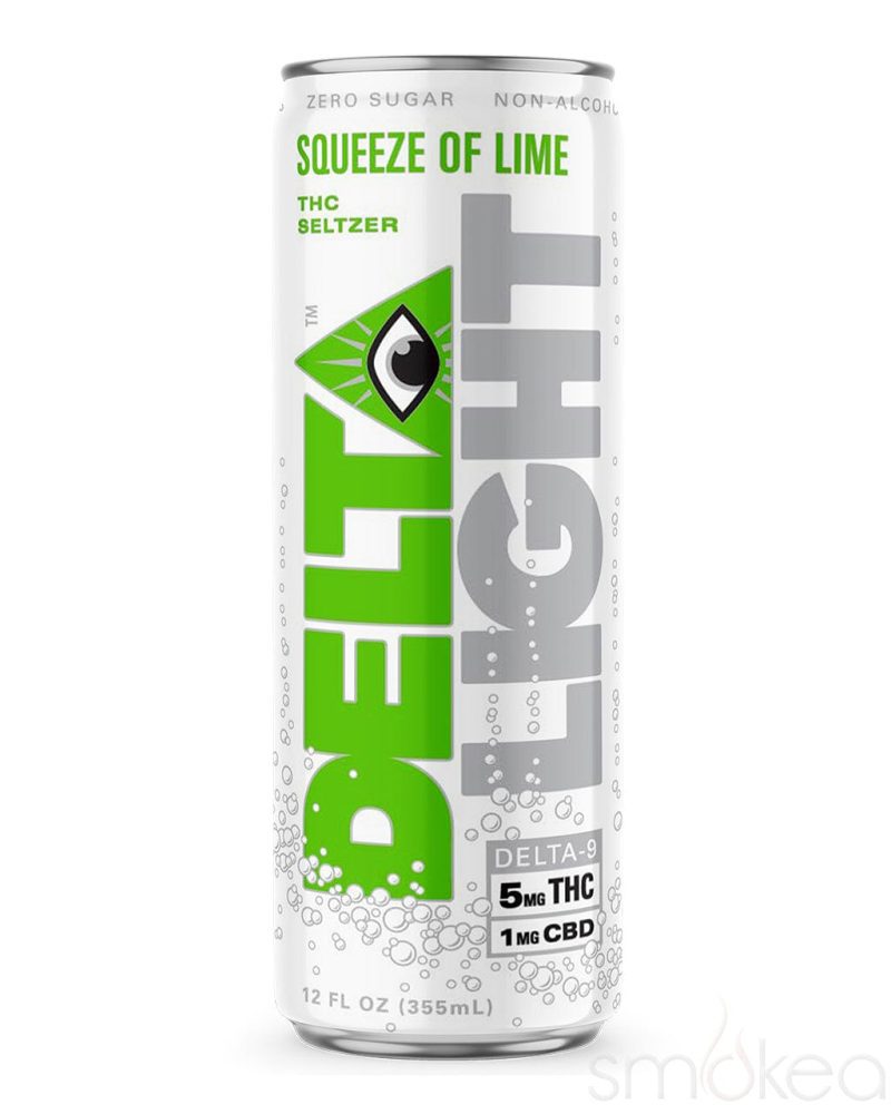 delta beverages delta light cannabis seltzer squeeze of lime 30568457732198