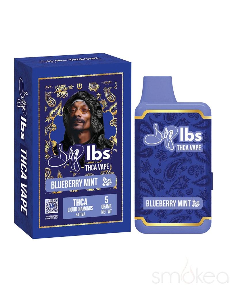 dogg lbs 5g thca liquid diamonds vape blueberry mint 30762719084646