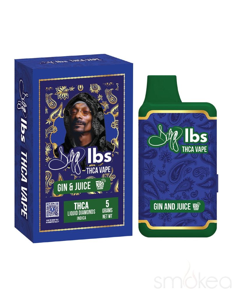 dogg lbs 5g thca liquid diamonds vape gin juice 30762774855782