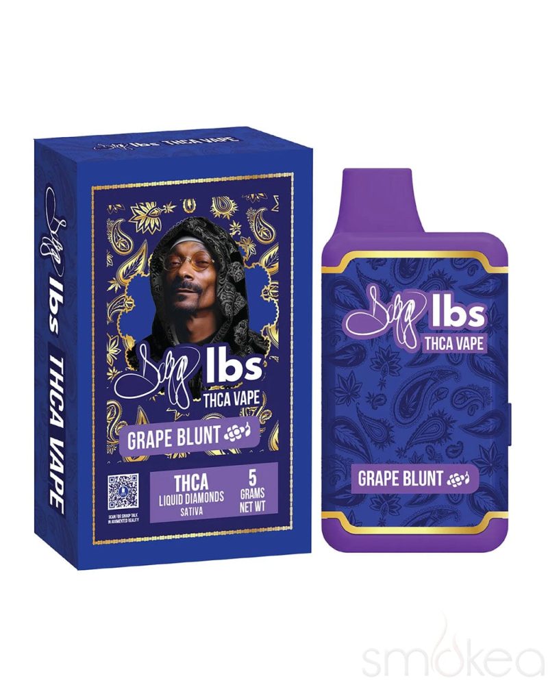 dogg lbs 5g thca liquid diamonds vape grape blunt 30762813489254