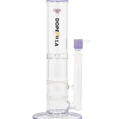 Dopezilla 12" Cerberus Bong Milky Purple