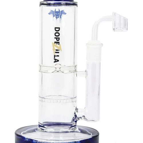 Dopezilla 8" Cerberus Dab Rig Dark Blue