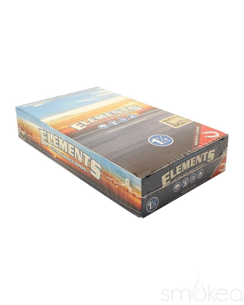 elements 1 1 4 ultra thin rice rolling papers 1869291454494