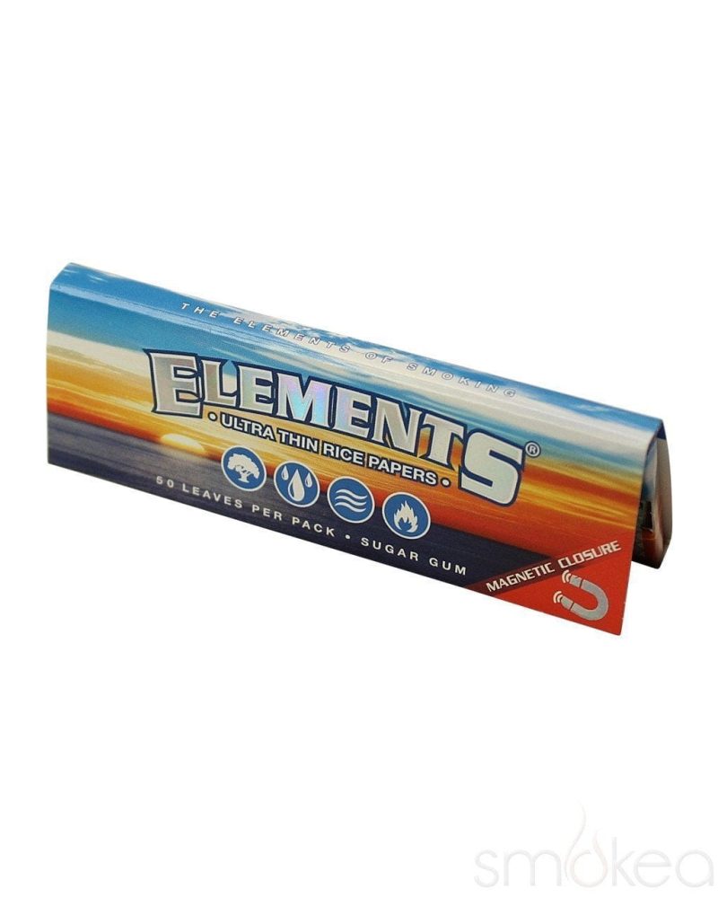 Elements 1 1/4 Ultra Thin Rice Rolling Papers - SMOKEA®