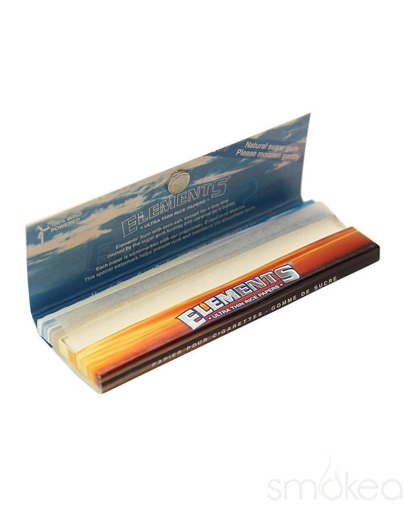 elements 1 1 4 ultra thin rice rolling papers 533441511454