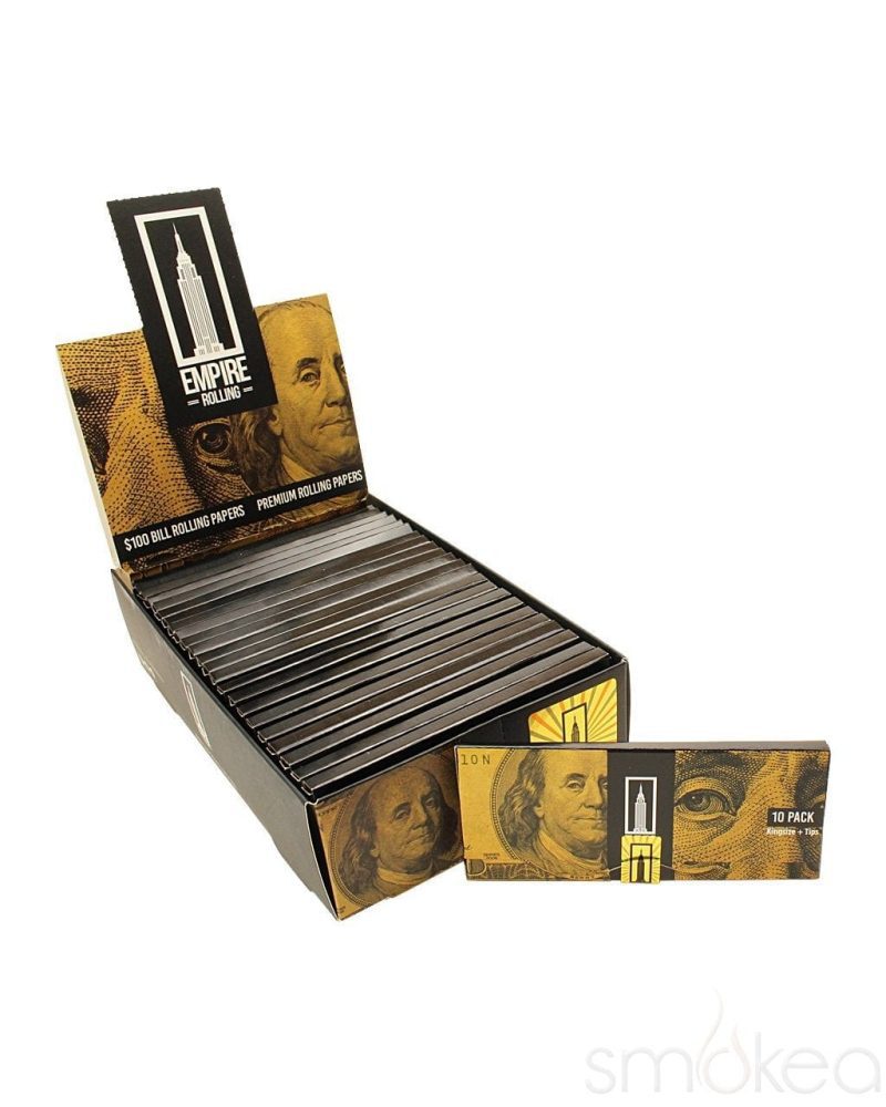 empire benny pack 100 dollar bill rolling papers w tips 1869358432286