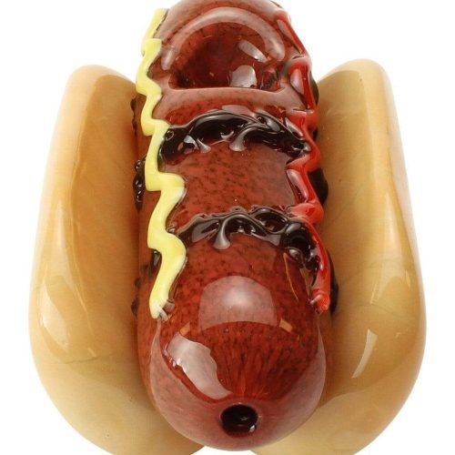 empire glassworks hot dog hand pipe 13593883017318