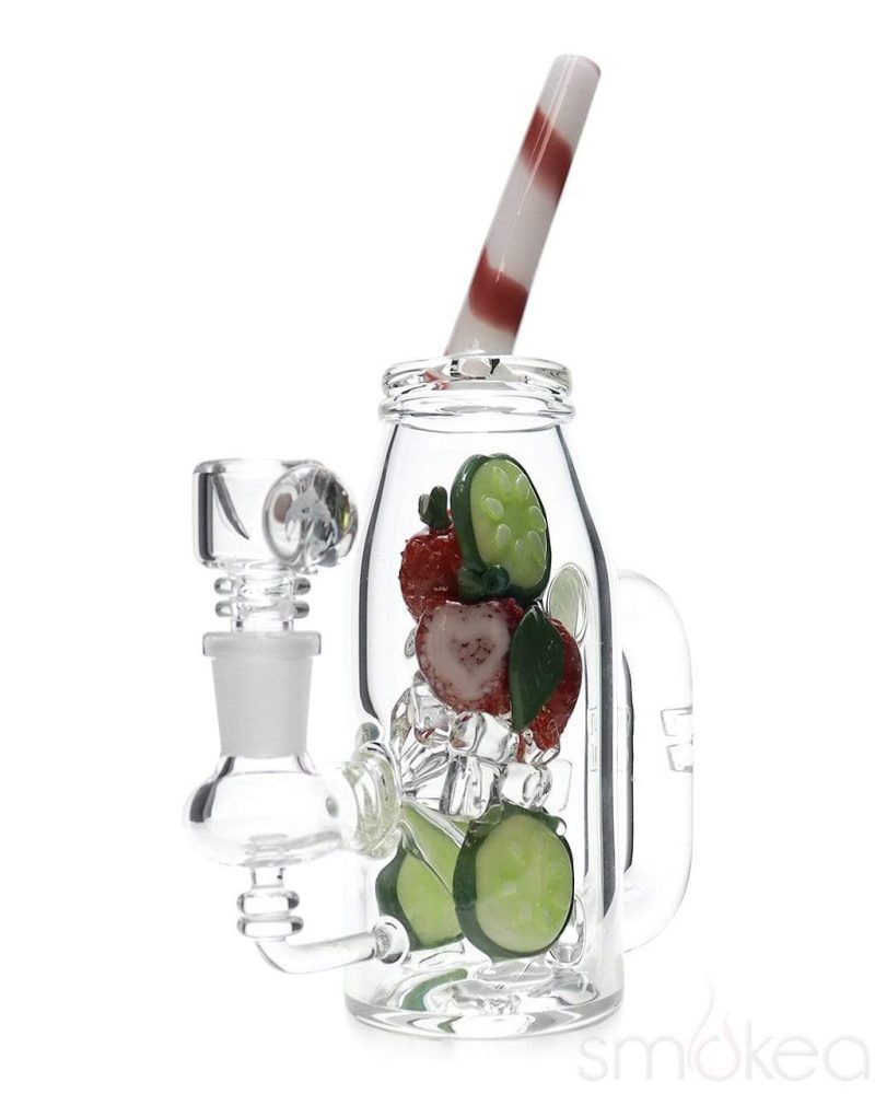 empire glassworks icy strawberry cucumber detox bong 28238887092326