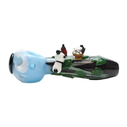 empire glassworks small climbing pandas spoon pipe 16049760731238