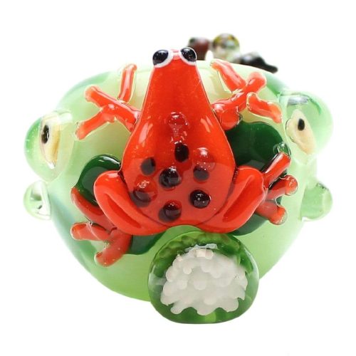 empire glassworks small ribbit spoon pipe 16049798807654