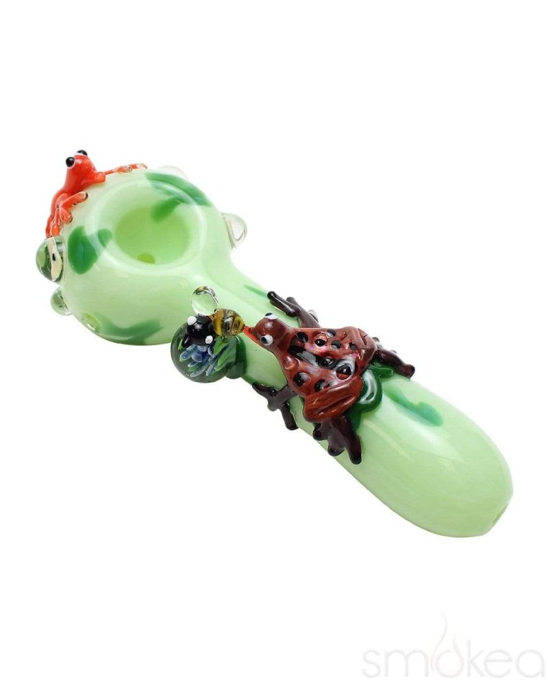 empire glassworks small ribbit spoon pipe 16049798840422