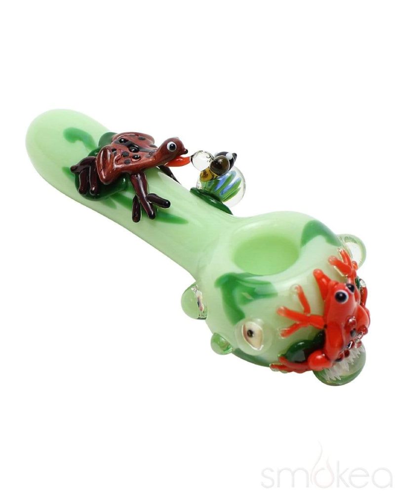 empire glassworks small ribbit spoon pipe 16049798938726