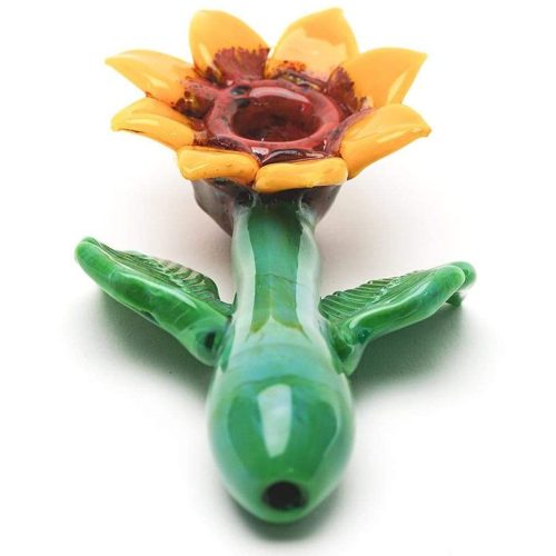 empire glassworks sunflower sherlock pipe 16057019334758