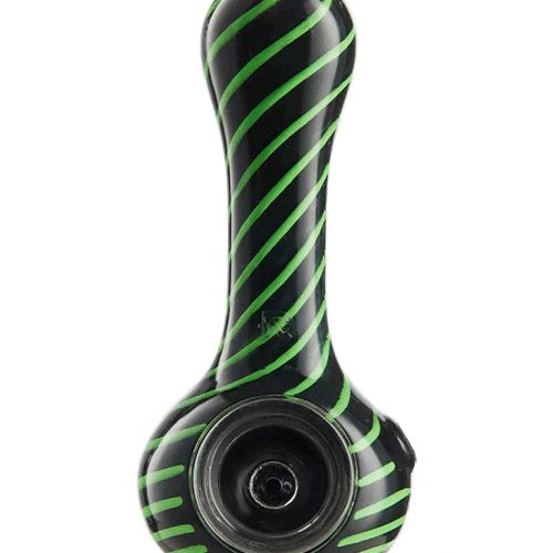 Eyce Oraflex Spiral Silicone Spoon Black/Green