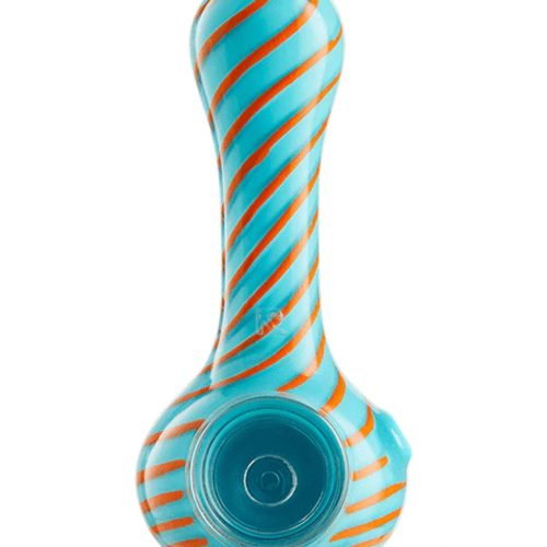 Eyce Oraflex Spiral Silicone Spoon Blue/Orange