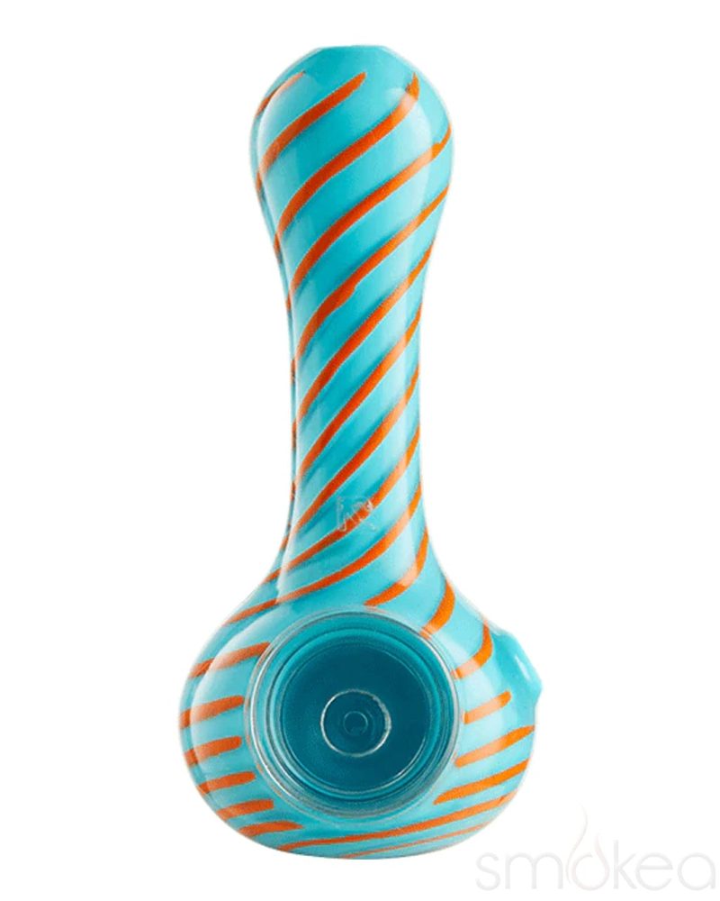 Eyce Oraflex Spiral Silicone Spoon Blue/Orange