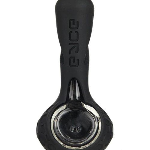 Eyce Proteck Series Alien Silicone & Glass Spoon Pipe Black