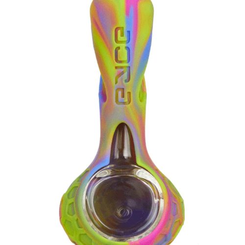 Eyce Proteck Series Alien Silicone & Glass Spoon Pipe Cotton Candy