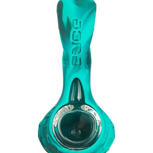 Eyce Proteck Series Alien Silicone & Glass Spoon Pipe Everglade