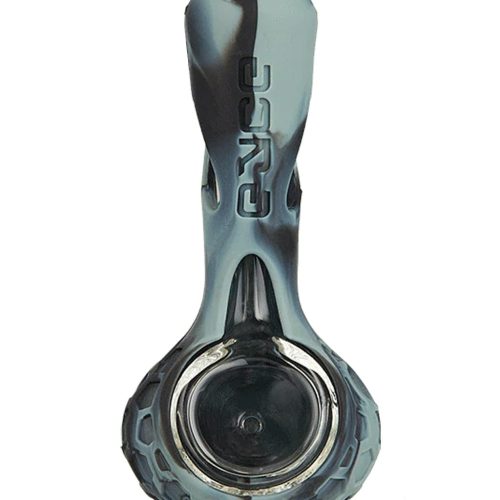 Eyce Proteck Series Alien Silicone & Glass Spoon Pipe Smoke Black