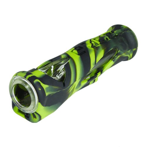 Eyce Proteck Series Roller Silicone & Glass Steamroller Pipe Creature Green