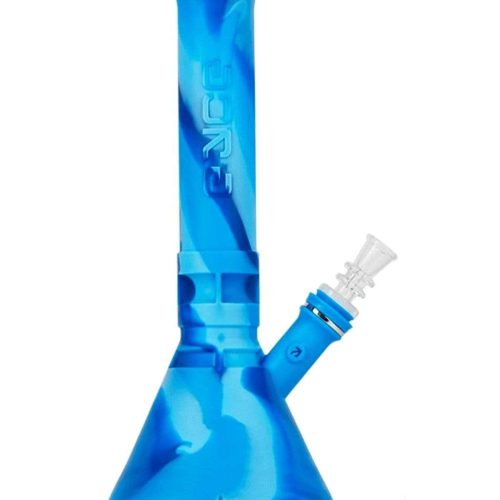 Eyce Silicone Beaker Bong Blue Marble