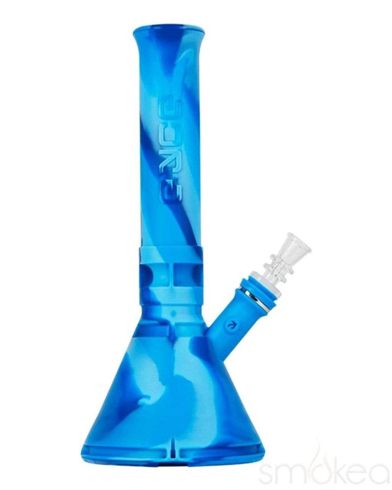 Eyce Silicone Beaker Bong Blue Marble