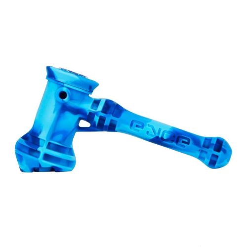 Eyce Silicone Bubbler Pipe Blue Marble