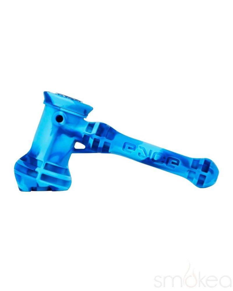 Eyce Silicone Bubbler Pipe Blue Marble