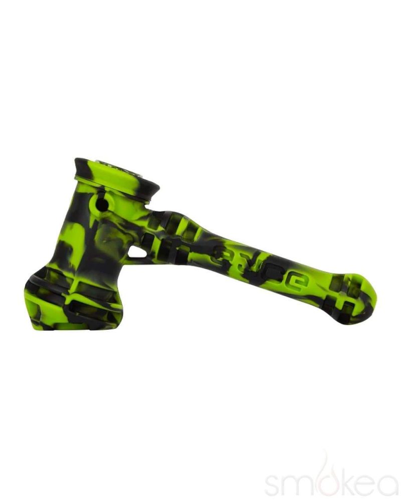 Eyce Silicone Bubbler Pipe Creature Green