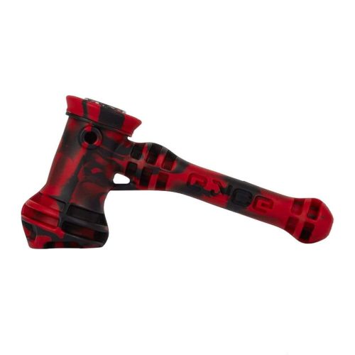 Eyce Silicone Bubbler Pipe Lucifer Red