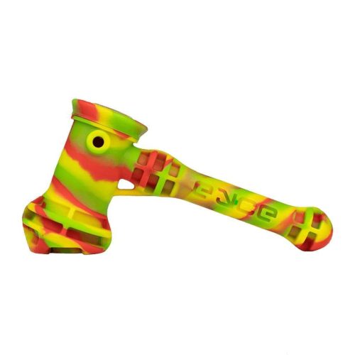 Eyce Silicone Bubbler Pipe Rasta