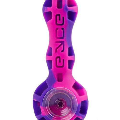 Eyce Silicone Spoon Pipe Flower Purple