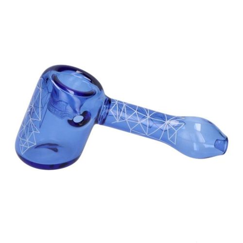 Famous Designs "Space" Hammer Pipe Blue