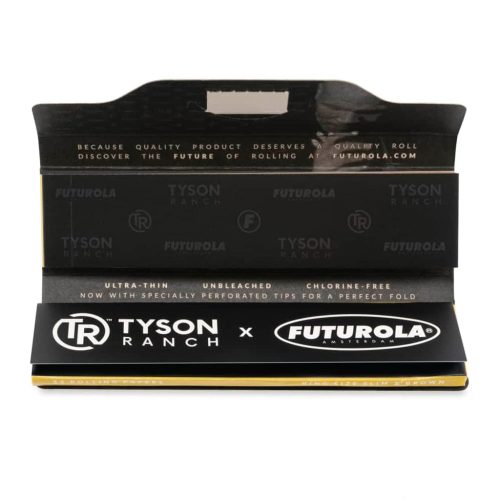 futurola x tyson ranch king size slim rolling papers w tips 28819978256486