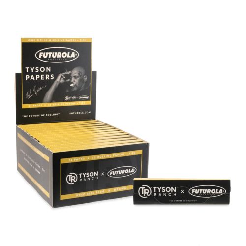 futurola x tyson ranch king size slim rolling papers w tips 28819978354790