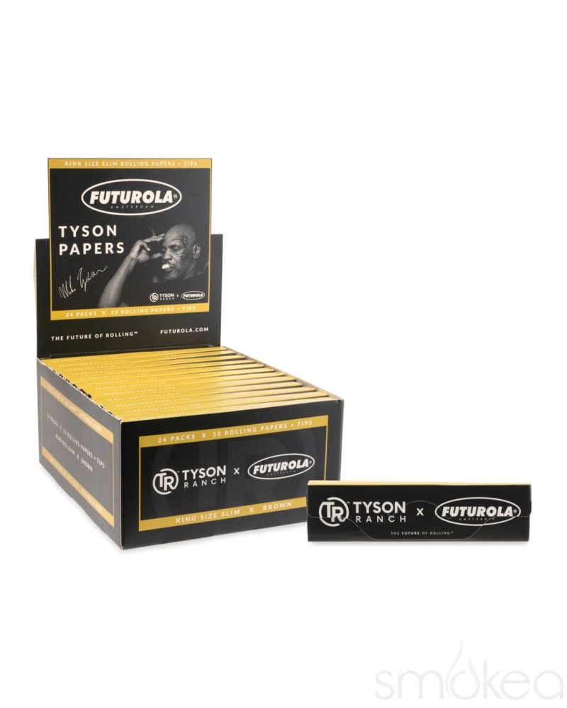 futurola x tyson ranch king size slim rolling papers w tips 28819978354790