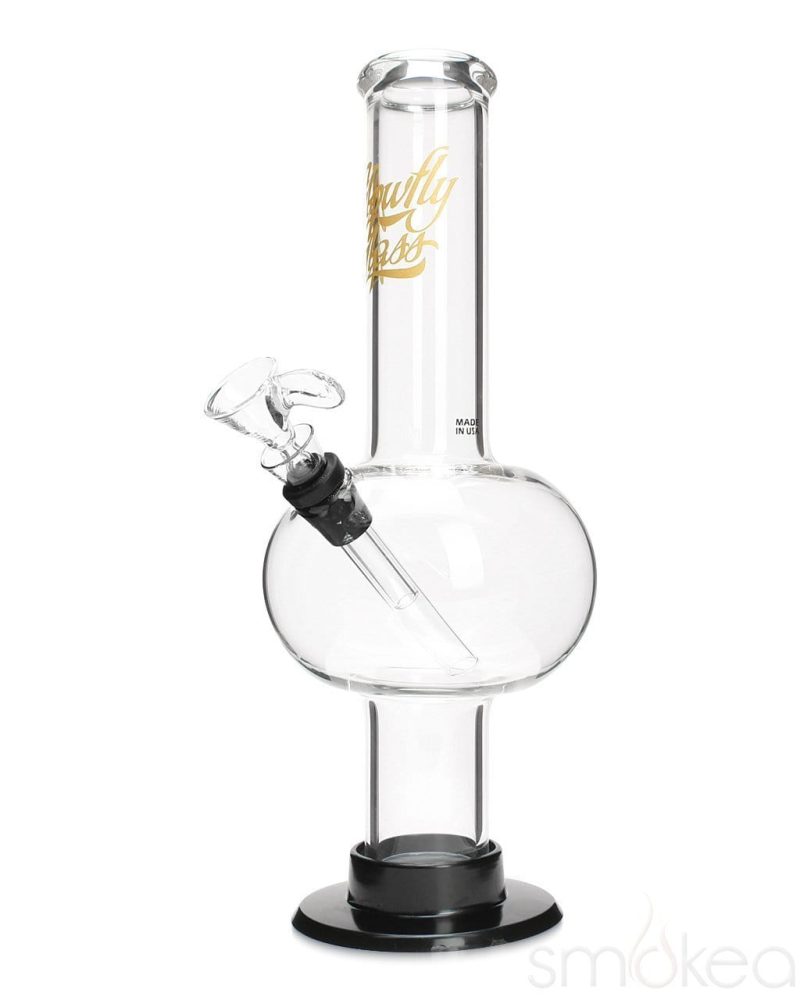 glowfly glass 12 bubble bong w removable base 13581213302886