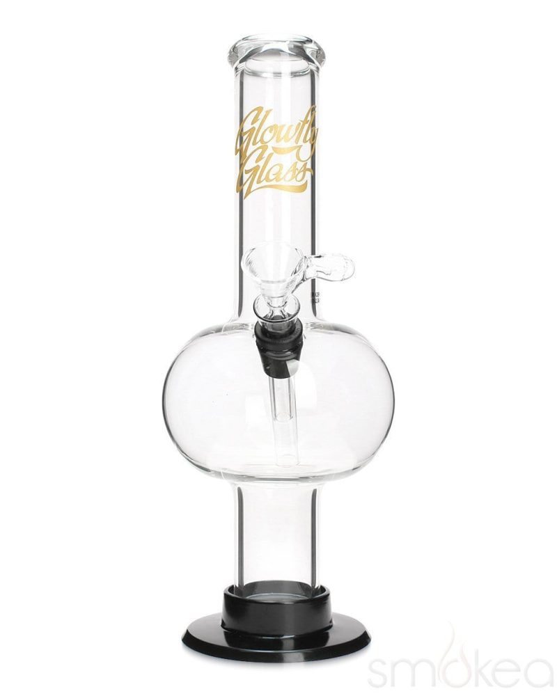 glowfly glass 12 bubble bong w removable base 13581215432806