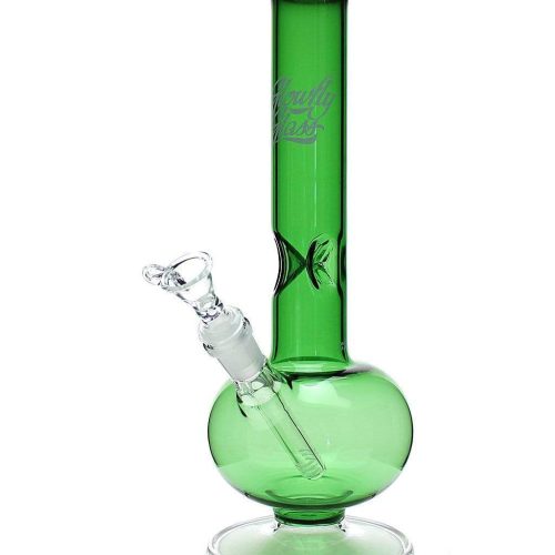 glowfly glass 14 icer bubble bong w glass base 28319573803110