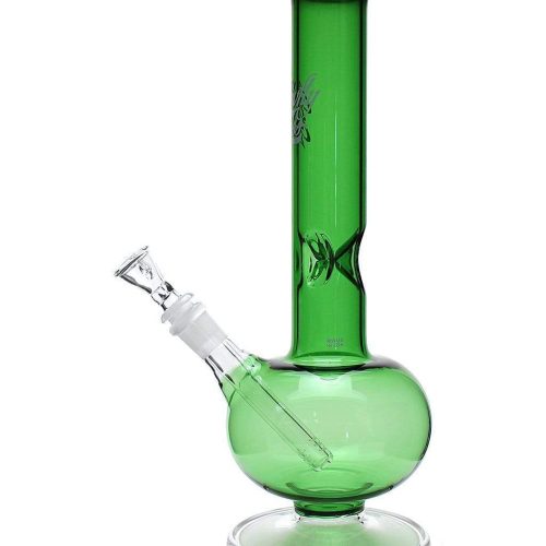 glowfly glass 14 icer bubble bong w glass base 28330188505190