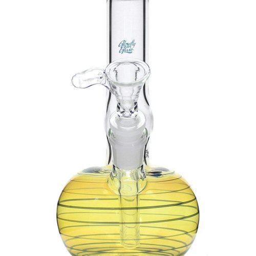 Glowfly Glass 8" Fumed Single Z Bong Black