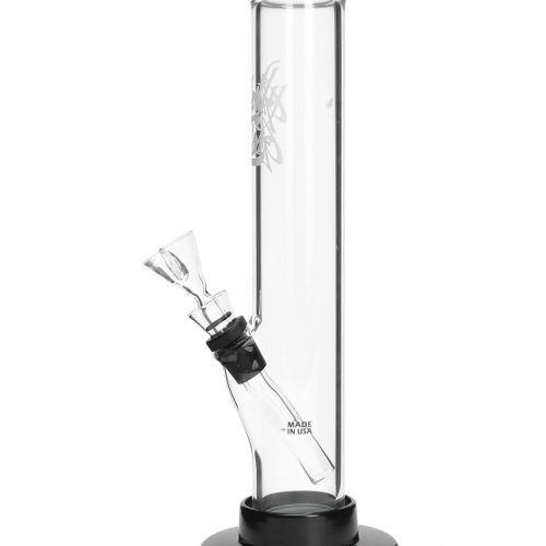 glowfly glass 9 straight bong w removable base 13581230800998