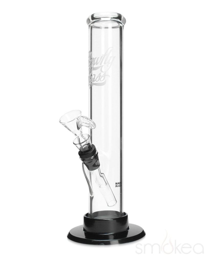 glowfly glass 9 straight bong w removable base 13581241516134