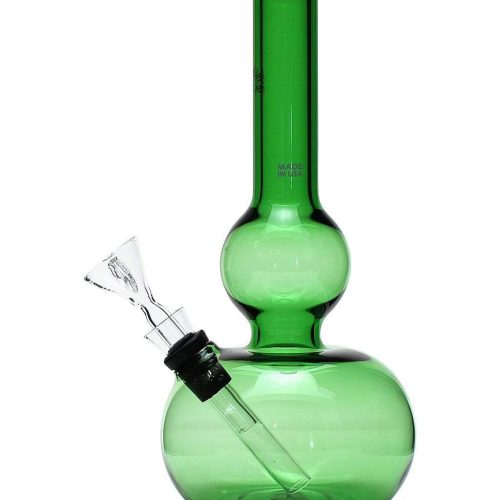 glowfly glass double bubble bong 28330278191206