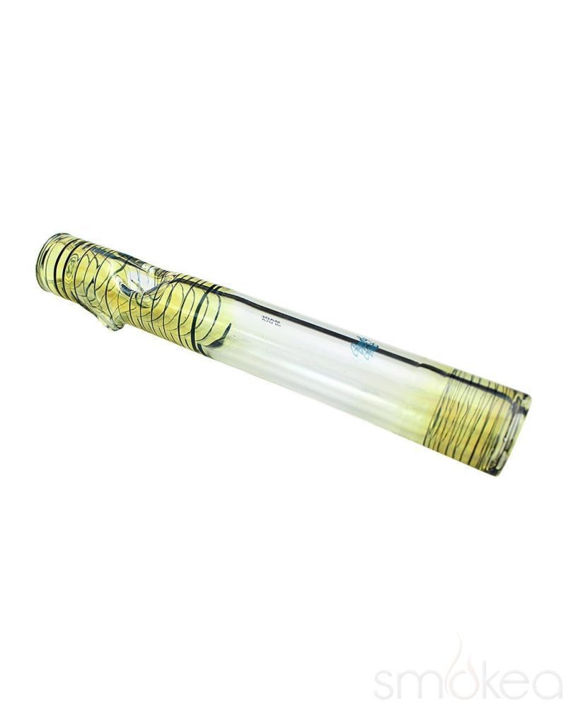 Glowfly Glass Fumed Steamroller Pipe Black